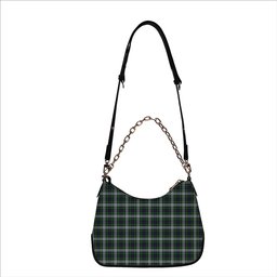 ScotsTee Shop Scottish McKenzie Dress Tartan Handbag Women's Shoulder Bag With Chain