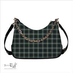 ScotsTee Shop Scottish McKenzie Dress Tartan Handbag Women's Shoulder Bag With Chain
