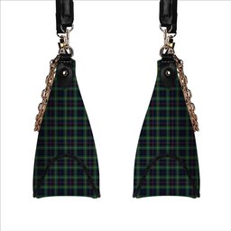 ScotsTee Shop Scottish McLeod of Skye Modern Tartan Handbag Women's Shoulder Bag With Chain