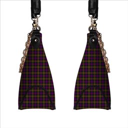 ScotsTee Shop Scottish MacDonell Of Glengarry Modern Tartan Handbag Women's Shoulder Bag With Chain
