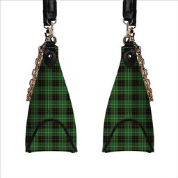 ScotsTee Shop Scottish MacAulay of Lewis Ancient Tartan Handbag Women's Shoulder Bag With Chain