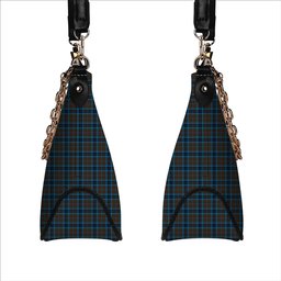 ScotsTee Shop Scottish McTavish Hunting Modern Tartan Handbag Women's Shoulder Bag With Chain