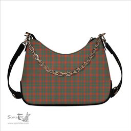 ScotsTee Shop Scottish McKintosh Ancient Tartan Handbag Women's Shoulder Bag With Chain