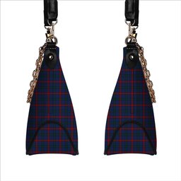 ScotsTee Shop Scottish Montgomery of Ayrshire Modern Tartan Handbag Women's Shoulder Bag With Chain