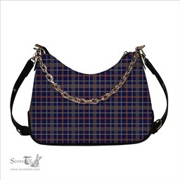 ScotsTee Shop Scottish Yamaha Marine Best In Class Tartan Handbag Women's Shoulder Bag With Chain