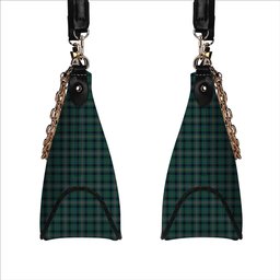 ScotsTee Shop Scottish Kennedy Modern Clan Tartan Handbag Women's Shoulder Bag With Chain