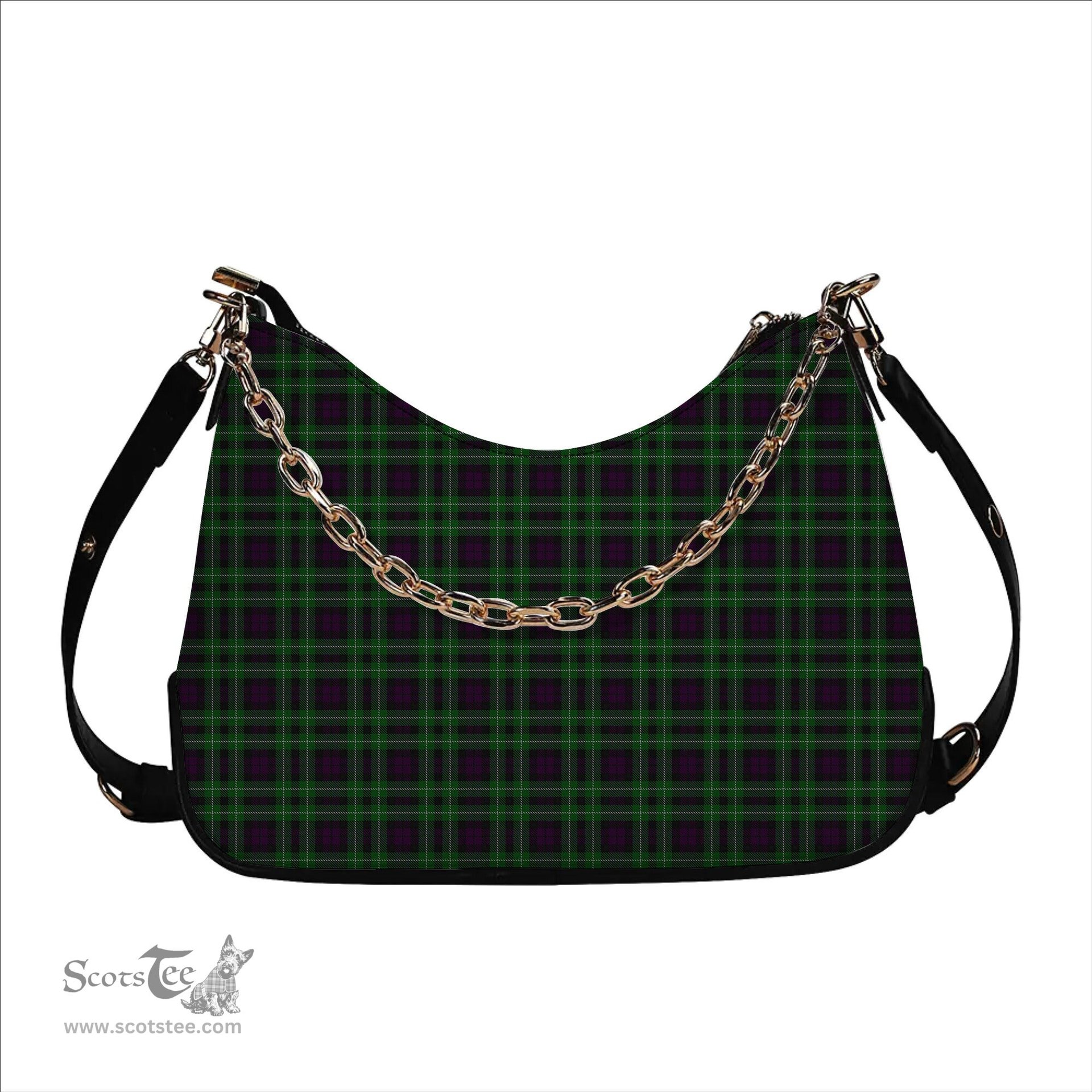 ScotsTee Shop Scottish Wilsons 064 2 Tartan Handbag Women's Shoulder Bag With Chain