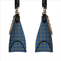 ScotsTee Shop Scottish McTavish Dress Modern Tartan Handbag Women's Shoulder Bag With Chain