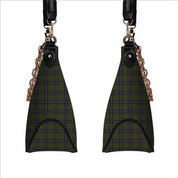 ScotsTee Shop Scottish MacMillan Hunting Modern SC Tartan Handbag Women's Shoulder Bag With Chain
