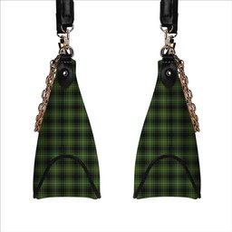 ScotsTee Shop Scottish McIver Hunting Tartan Handbag Women's Shoulder Bag With Chain