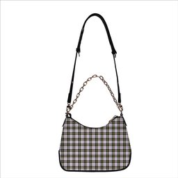 ScotsTee Shop Scottish MacPherson Dress Modern Tartan Handbag Women's Shoulder Bag With Chain