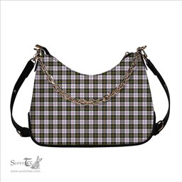ScotsTee Shop Scottish MacPherson Dress Modern Tartan Handbag Women's Shoulder Bag With Chain