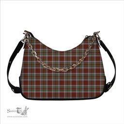 ScotsTee Shop Scottish McAlister Dress Tartan Handbag Women's Shoulder Bag With Chain