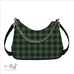ScotsTee Shop Scottish Ledford Tartan Handbag Women's Shoulder Bag With Chain