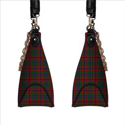 ScotsTee Shop Scottish Kilgour Symmetrical Tartan Handbag Women's Shoulder Bag With Chain