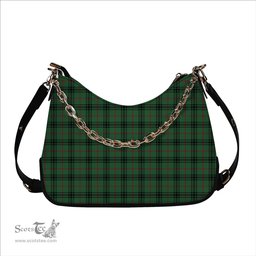 ScotsTee Shop Scottish McArthur-Fox Modern Tartan Handbag Women's Shoulder Bag With Chain