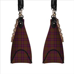 ScotsTee Shop Scottish McDonald of Boisdale Tartan Handbag Women's Shoulder Bag With Chain