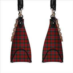 ScotsTee Shop Scottish MacCracken Tartan Handbag Women's Shoulder Bag With Chain