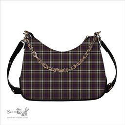 ScotsTee Shop Scottish MacDonell of Glengarry Dress  Modern Tartan Handbag Women's Shoulder Bag With Chain