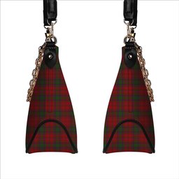 ScotsTee Shop Scottish McDougall Modern Tartan Handbag Women's Shoulder Bag With Chain