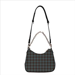 ScotsTee Shop Scottish McThomas Hunting Modern Tartan Handbag Women's Shoulder Bag With Chain