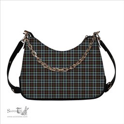 ScotsTee Shop Scottish McThomas Hunting Modern Tartan Handbag Women's Shoulder Bag With Chain