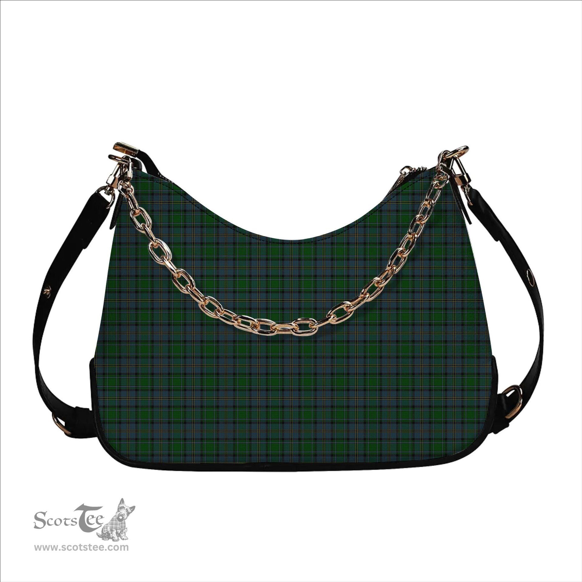ScotsTee Shop Scottish Hope Vere Tartan Handbag Women's Shoulder Bag With Chain