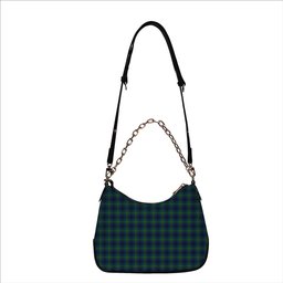 ScotsTee Shop Scottish Johnstone Originaux Modern Clan Tartan Handbag Women's Shoulder Bag With Chain