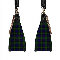 ScotsTee Shop Scottish Jamieson Tartan Handbag Women's Shoulder Bag With Chain