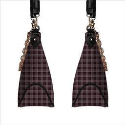 ScotsTee Shop Scottish McPherson Hunting Tartan Handbag Women's Shoulder Bag With Chain