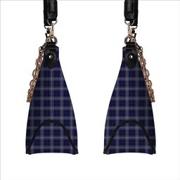 ScotsTee Shop Scottish Nevoy Tartan Handbag Women's Shoulder Bag With Chain