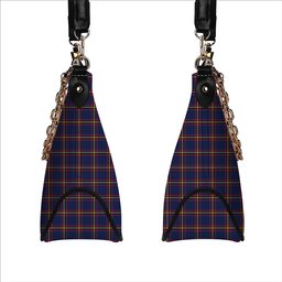 ScotsTee Shop Scottish MacLaine of Lochbuie Hunting Modern Tartan Handbag Women's Shoulder Bag With Chain