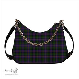ScotsTee Shop Scottish MacNeil of Colonsay 2 Tartan Handbag Women's Shoulder Bag With Chain
