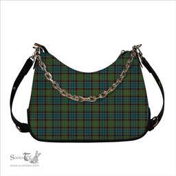 ScotsTee Shop Scottish MacNeacail Hunting Ancient Tartan Handbag Women's Shoulder Bag With Chain