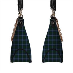 ScotsTee Shop Scottish Jones of Wales Tartan Handbag Women's Shoulder Bag With Chain