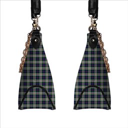 ScotsTee Shop Scottish MacLeod Of Californian Tartan Handbag Women's Shoulder Bag With Chain