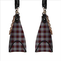ScotsTee Shop Scottish McCulloch Dress Tartan Handbag Women's Shoulder Bag With Chain