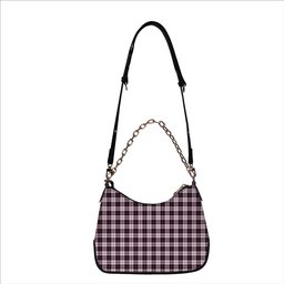 ScotsTee Shop Scottish MacPherson Hunting Modern Tartan Handbag Women's Shoulder Bag With Chain