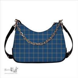 ScotsTee Shop Scottish MacRae of America Ancient Tartan Handbag Women's Shoulder Bag With Chain