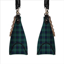 ScotsTee Shop Scottish MacNeill of Colonsay Modern Tartan Handbag Women's Shoulder Bag With Chain