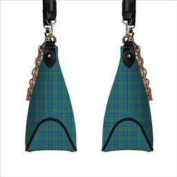 ScotsTee Shop Scottish Lockhart Ancient Tartan Handbag Women's Shoulder Bag With Chain