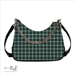 ScotsTee Shop Scottish McKenzie Dress Modern Tartan Handbag Women's Shoulder Bag With Chain