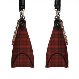 ScotsTee Shop Scottish MacKinnon 1819 Tartan Handbag Women's Shoulder Bag With Chain