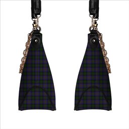 ScotsTee Shop Scottish Lysaght Hunting Tartan Handbag Women's Shoulder Bag With Chain
