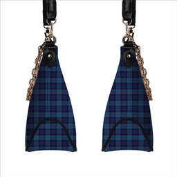 ScotsTee Shop Scottish MacCorquodale 2 Tartan Handbag Women's Shoulder Bag With Chain