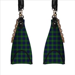ScotsTee Shop Scottish Hamilton Hunting Tartan Handbag Women's Shoulder Bag With Chain