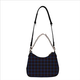 ScotsTee Shop Scottish Kennedy Irish Tartan Handbag Women's Shoulder Bag With Chain