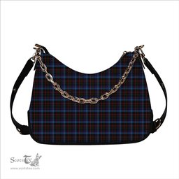 ScotsTee Shop Scottish Kennedy Irish Tartan Handbag Women's Shoulder Bag With Chain