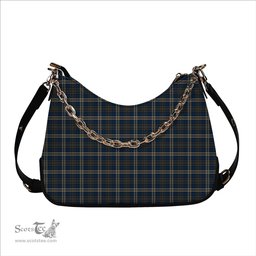 ScotsTee Shop Scottish Liberton Tartan Handbag Women's Shoulder Bag With Chain