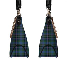 ScotsTee Shop Scottish Malcolm of Berwick Ancient Tartan Handbag Women's Shoulder Bag With Chain